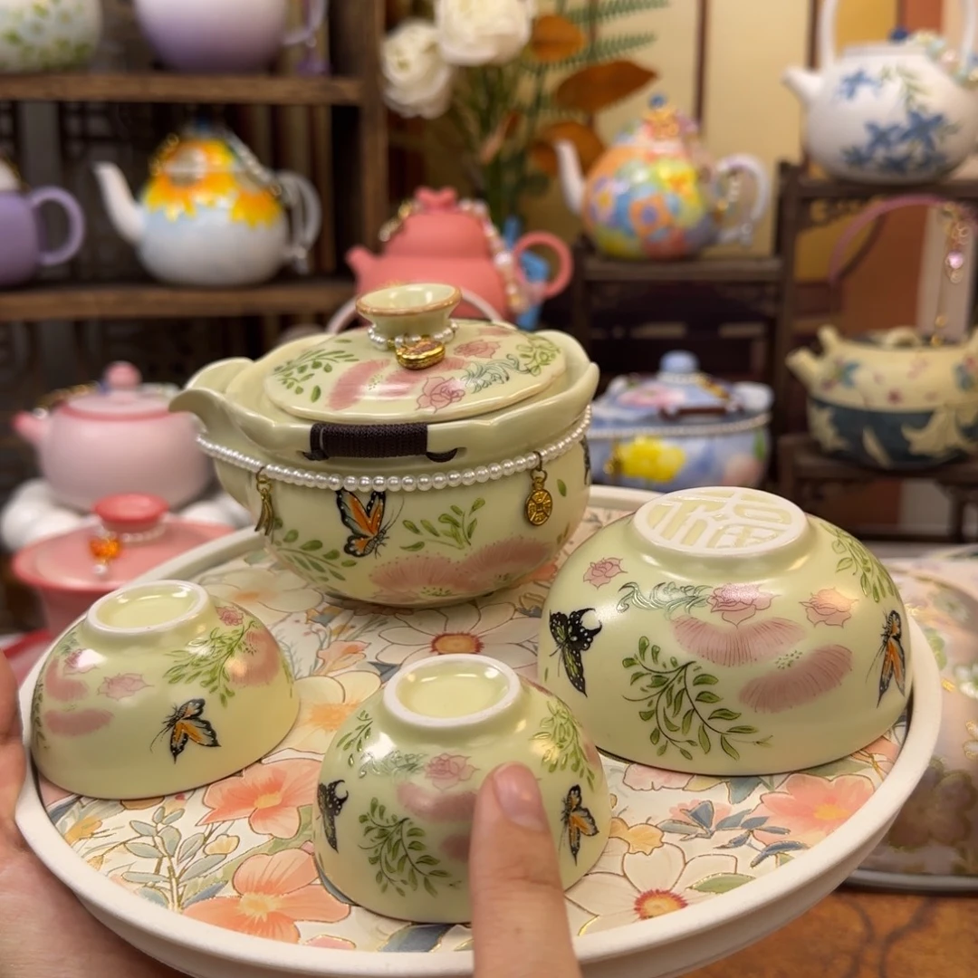 孤品茶具就一件，亲拼手速～