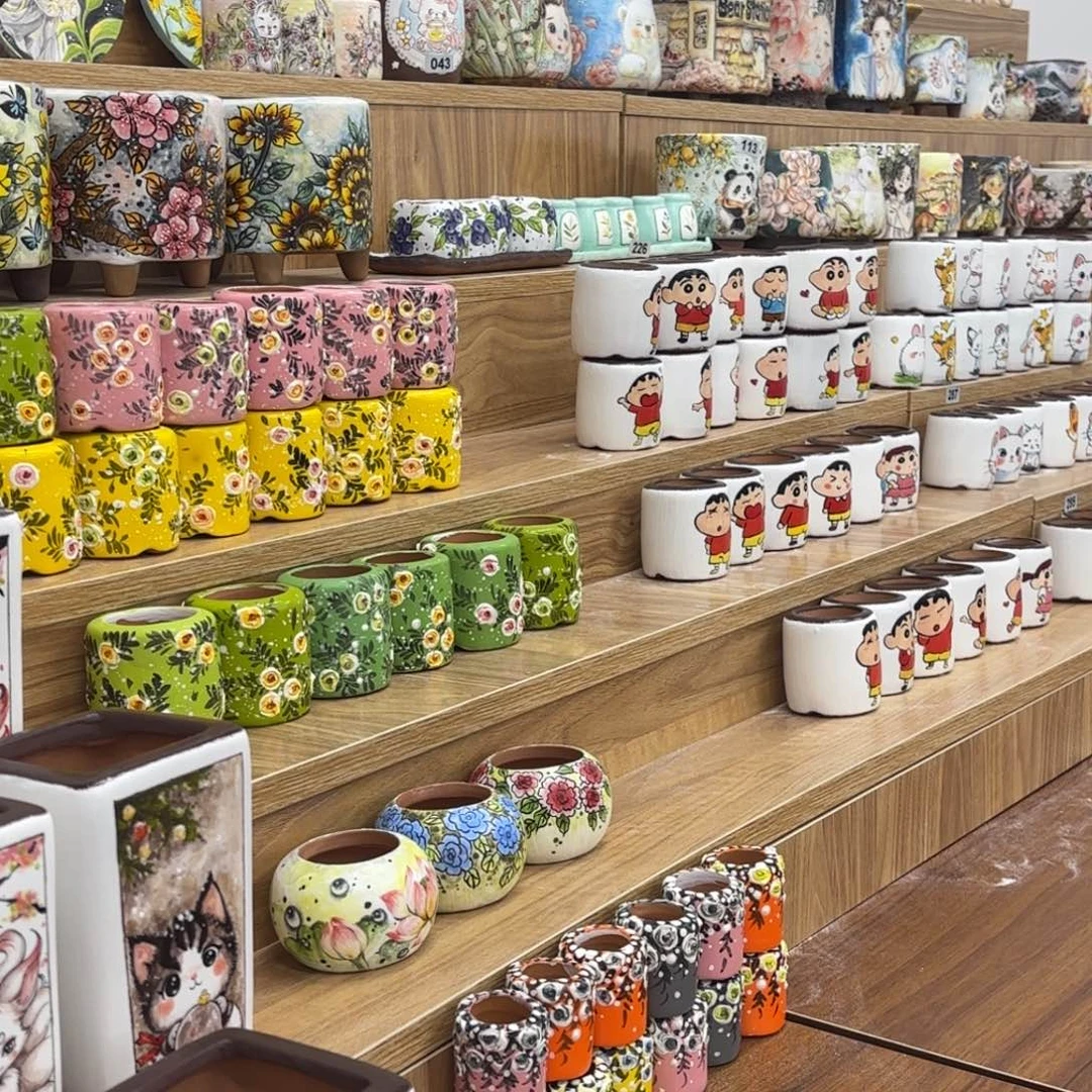 手绘花盆ggggYyyuuuuuu