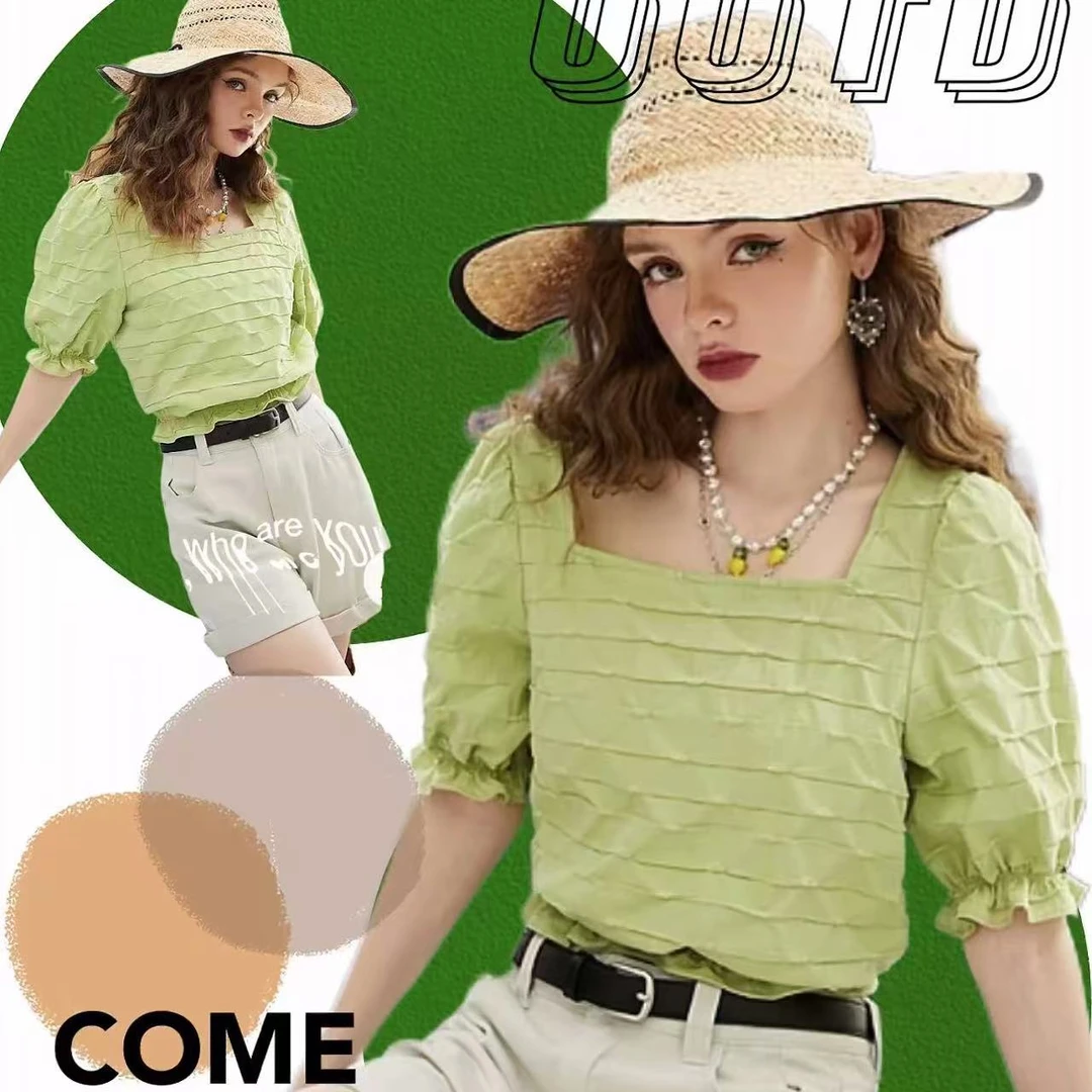 NN962-时尚女装设计感T恤宽松百搭洋气显瘦