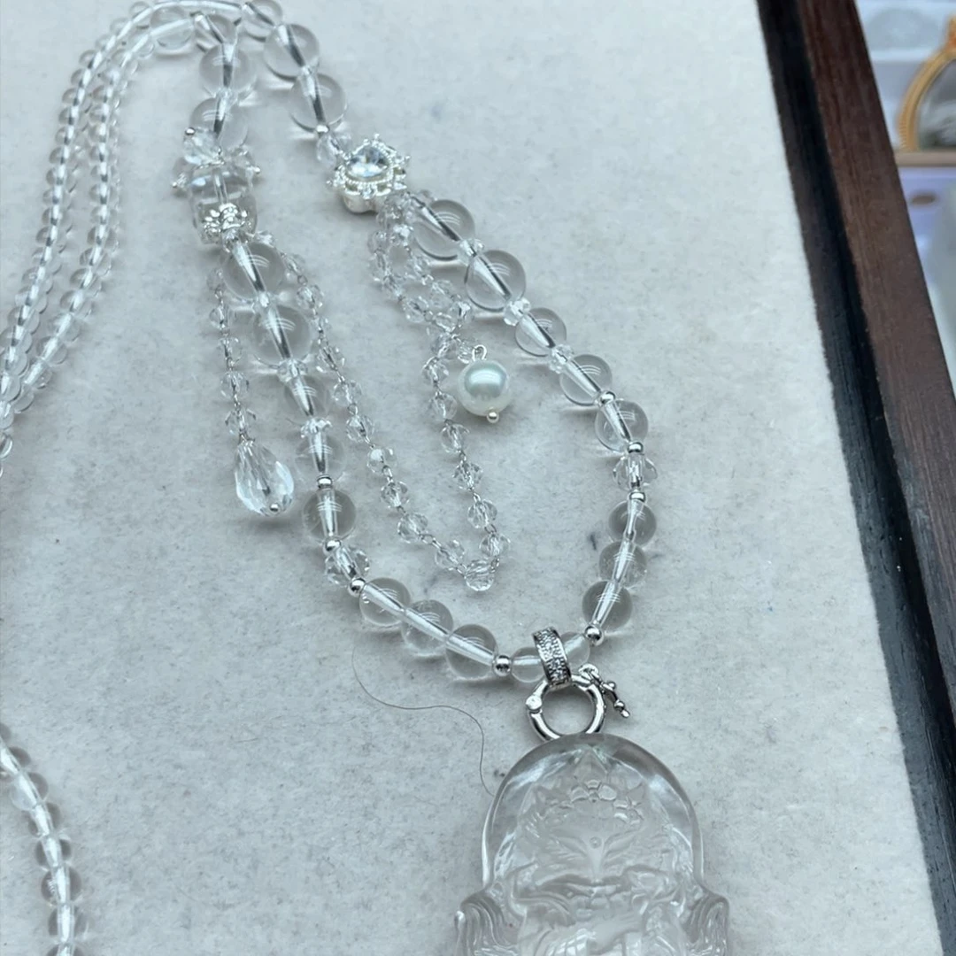 水晶吊坠(不含链)未镶嵌不***?