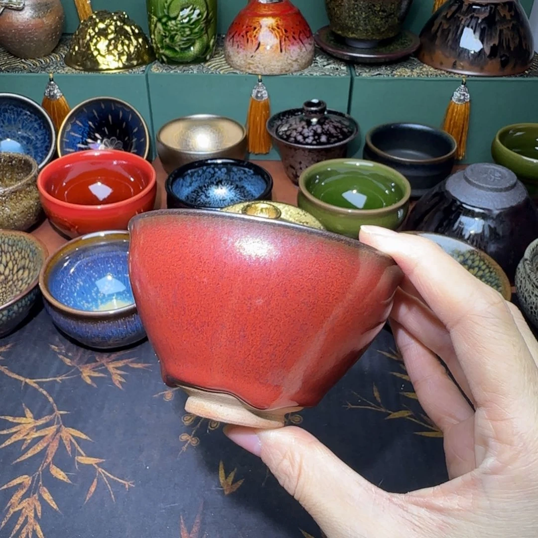 茶盏微瑕建盏，介意勿拍