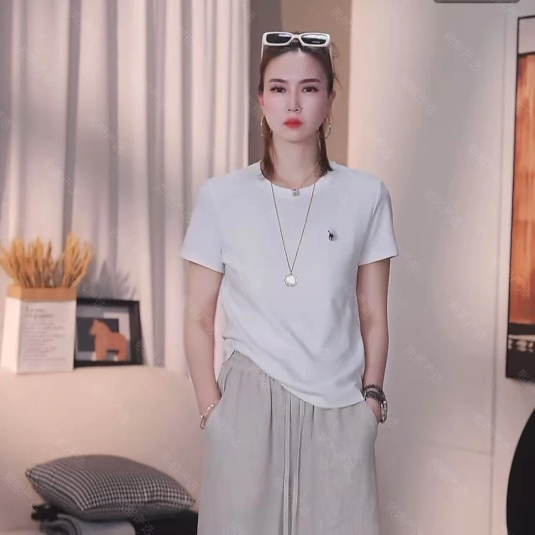 XX.YX（搭配大师）夏季极简百搭小-马刺绣短袖T恤 3577