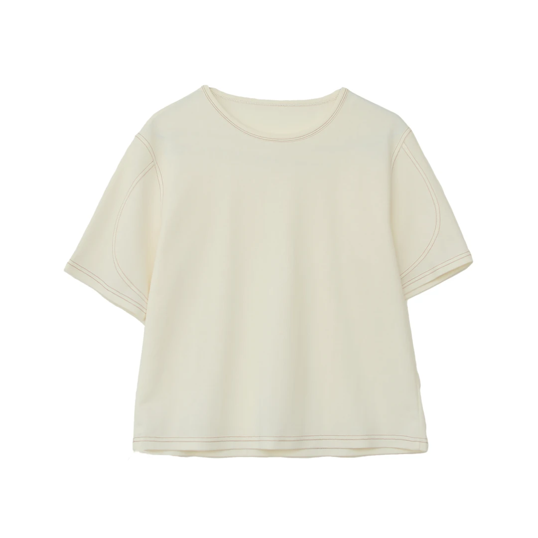 【纭季原创】衣长58 夏季新款休闲简约上衣百搭短袖T恤D25402