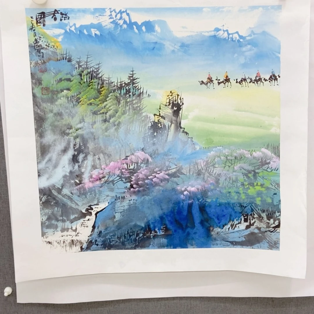 天****国画手写手绘国画85