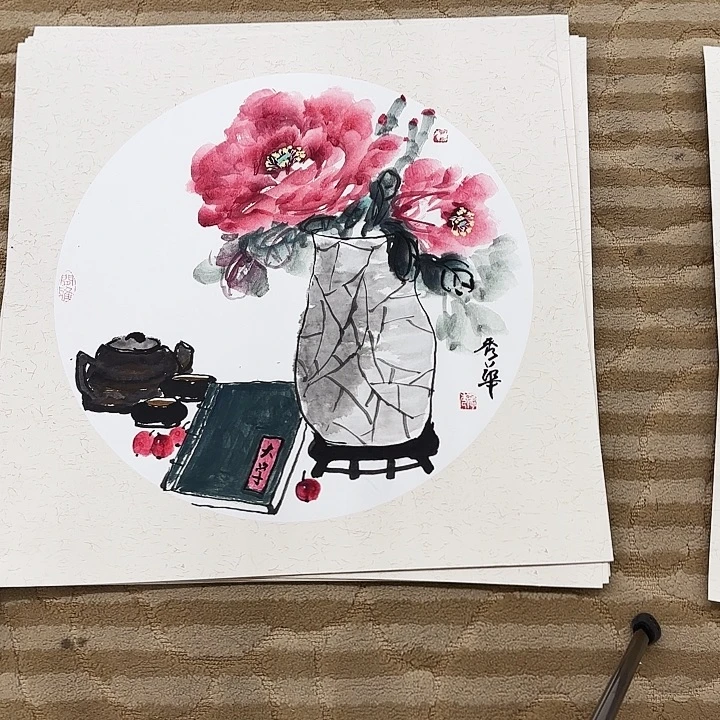 国画花鸟等多种鸟类和动物