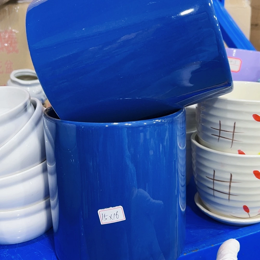 外贸尾单陶瓷花盆凑单10米包邮