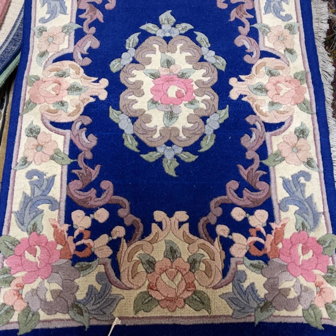 羊毛60×90纯手工羊毛加厚入户门垫