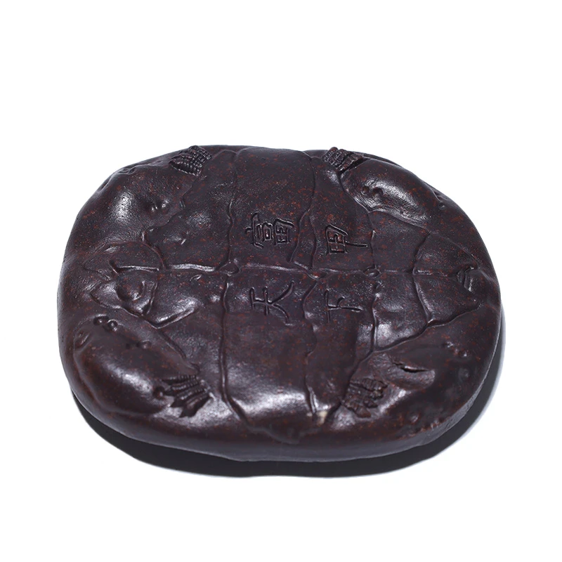 大吉羊 宜兴塑摆件茶宠 黑泥富甲天下干泡台