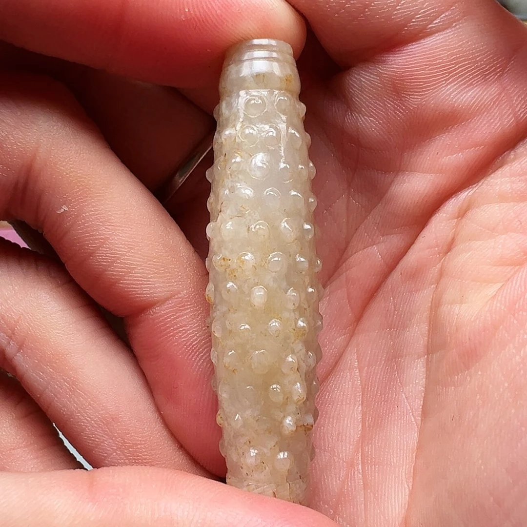 和田玉颈饰未镶嵌明*