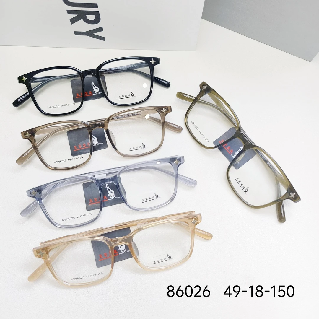高品质TR90 |  金属铰链男女款超轻近视时尚方形复古