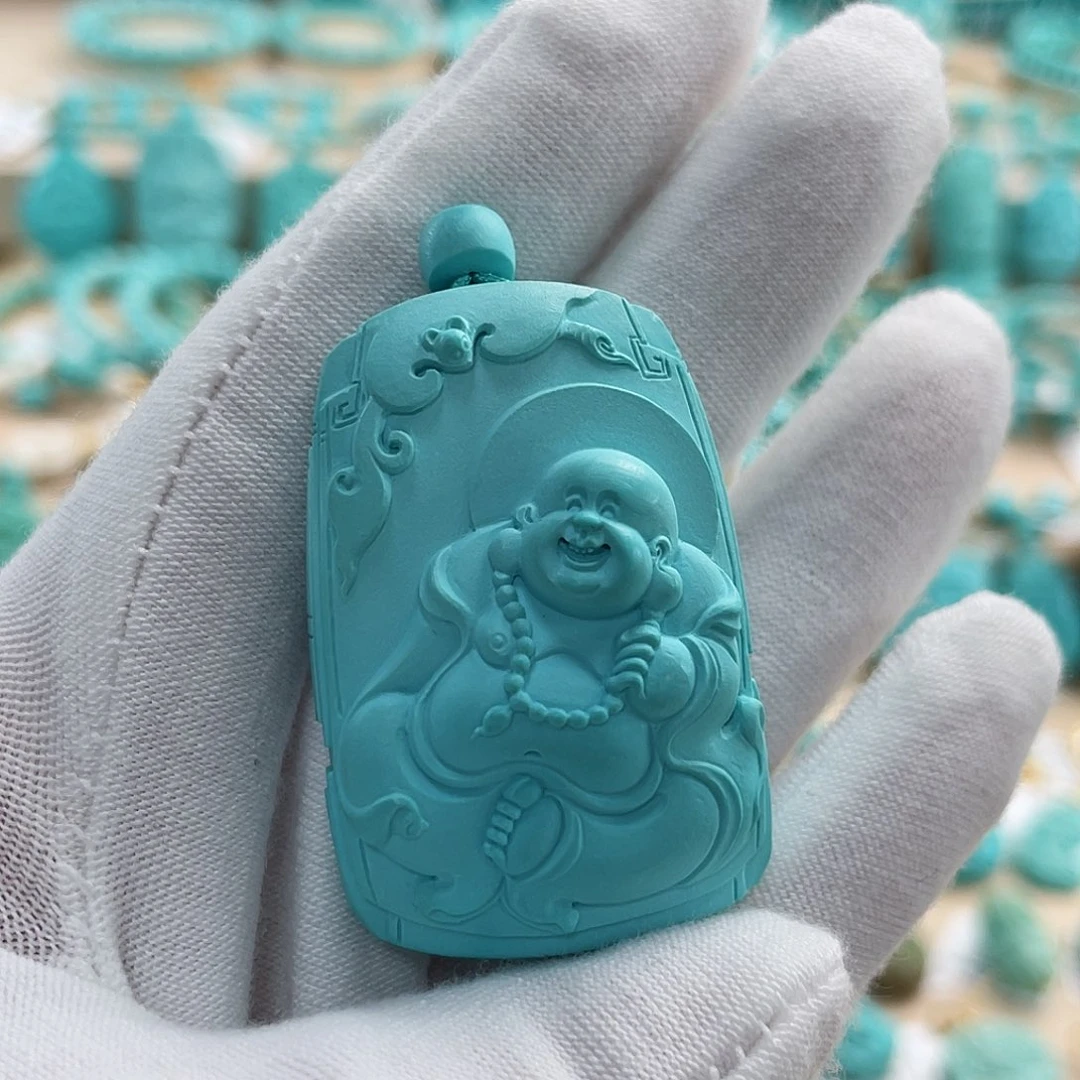 绿松石珠宝奇石未镶嵌