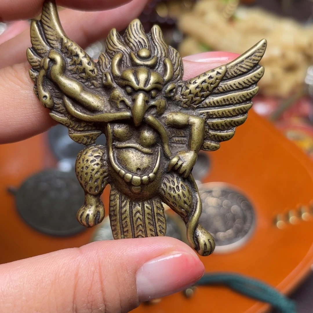 铜星月菩提吊坠项链