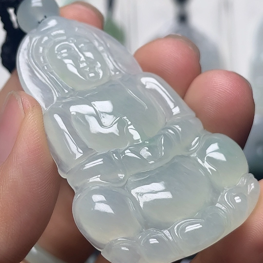 翡翠未镶嵌颈饰缅甸天然翡翠