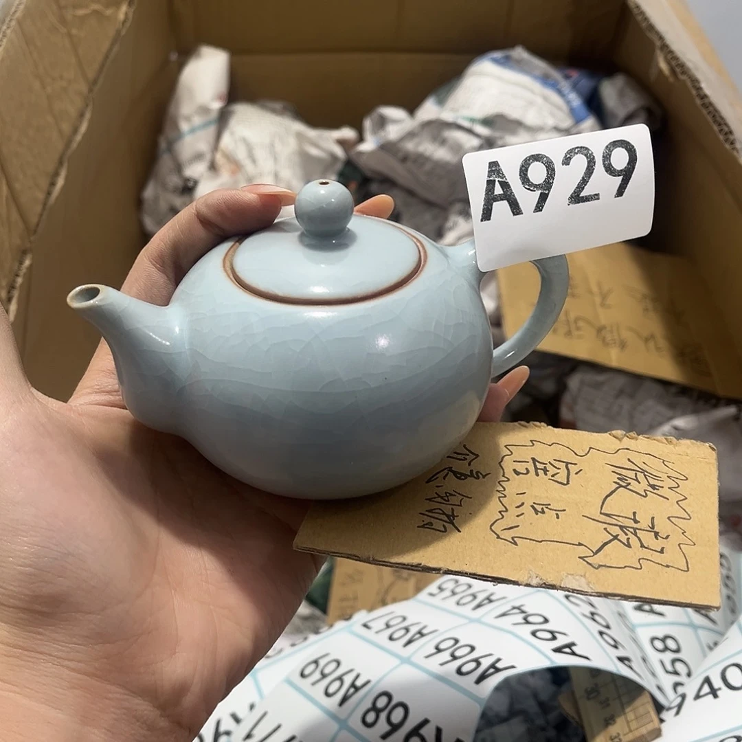 瓷片茶摆件工艺品摆件666