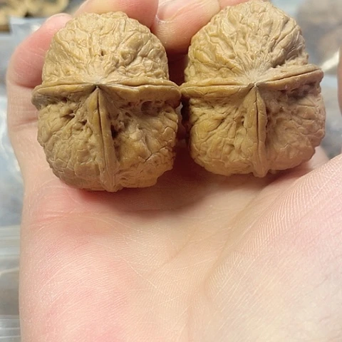 文玩核桃把件鼻烟壶带彩40
