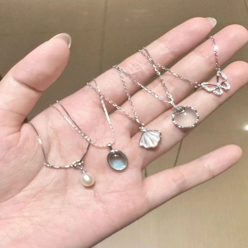 钛钢手链 钛钢手链项链小众高级感轻奢设计ins项链手链少女百搭