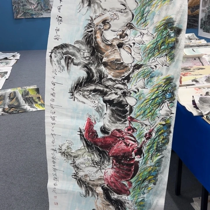 海***瑟国画绘画作品请欣赏展示