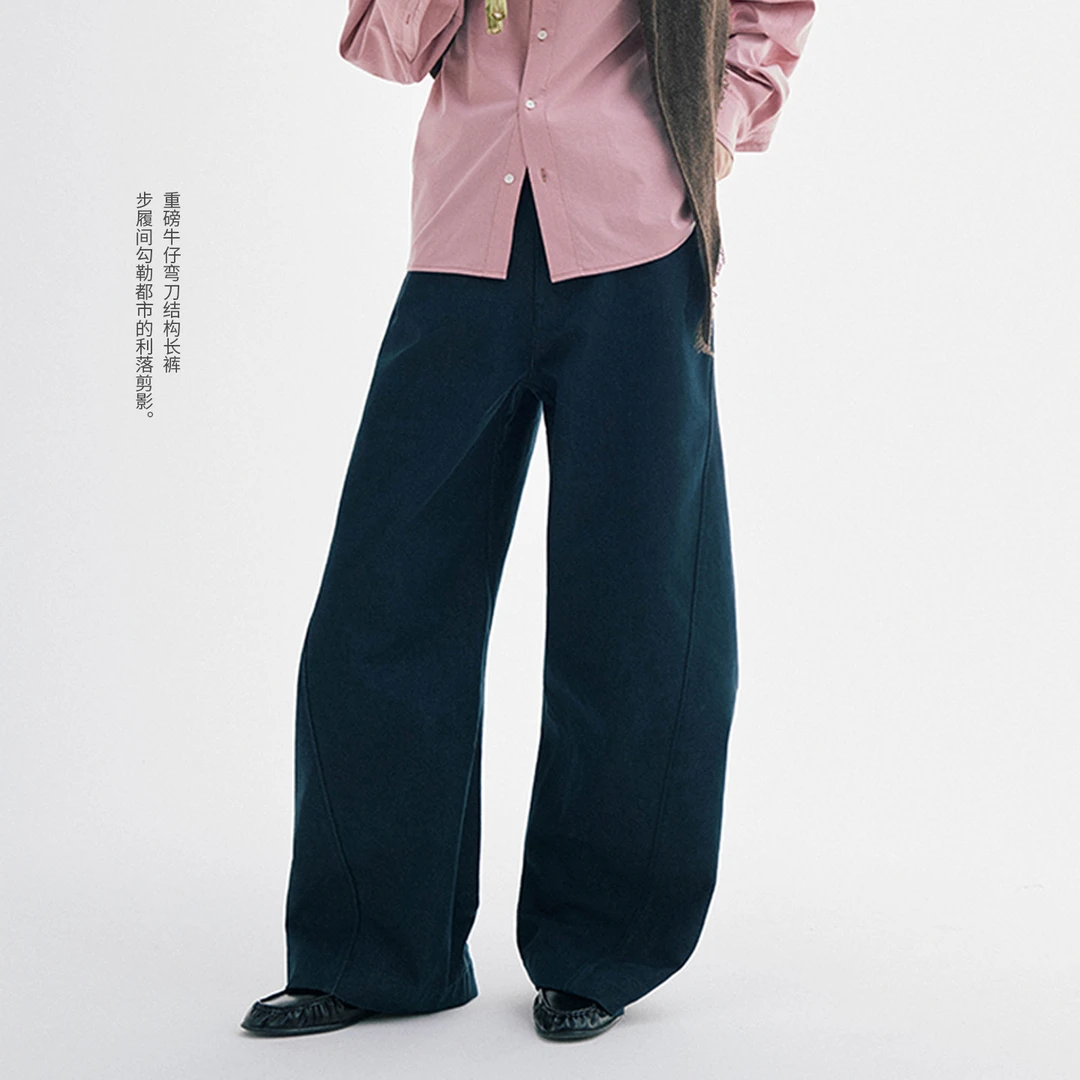 NORYBRAND 弯刀神裤3.0 修饰身材结构长裤 加厚395G防掉色牛仔冬