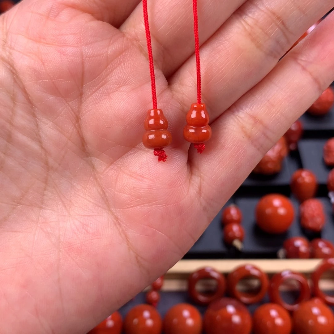 未镶嵌葫芦弟子珠6mm➕南红玛瑙