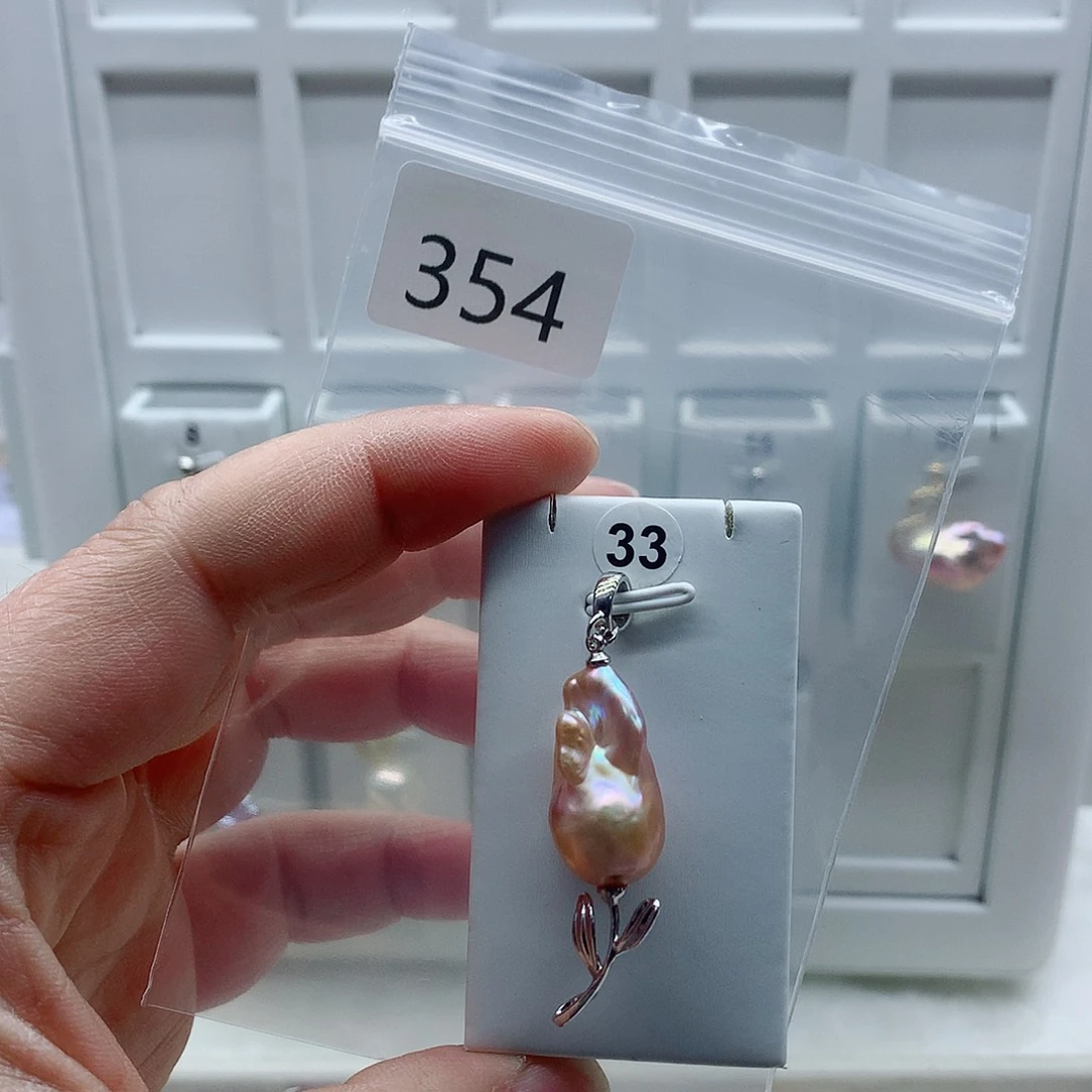 吊坠(不含链)淡水珍珠合金