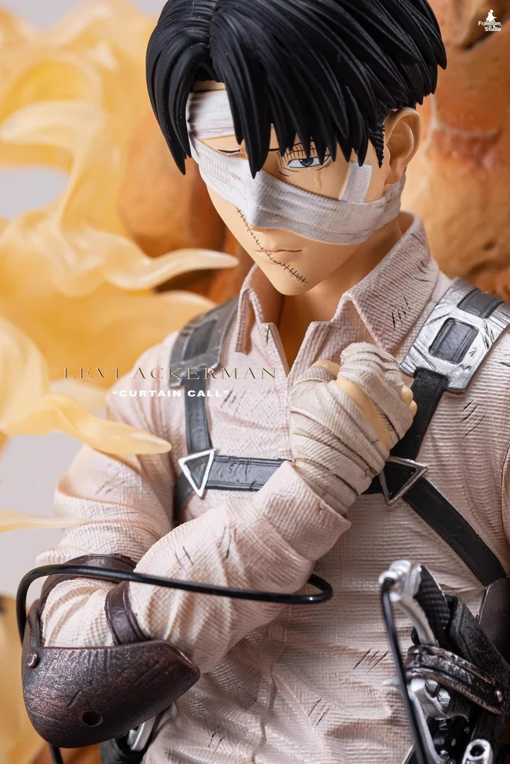 JC模玩 Freedom 进击的巨人 利威尔 谢幕兵长 雕像 手办