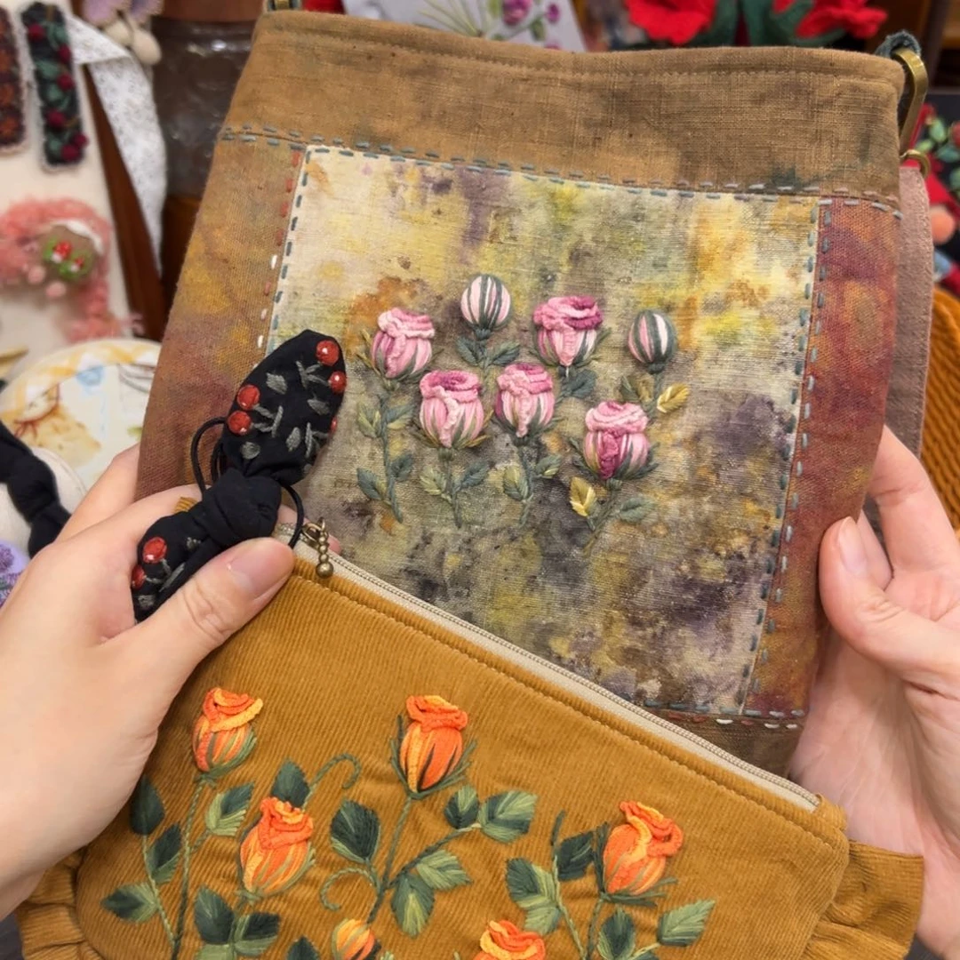 塑料钩织刺绣手工包包玩偶居家用品