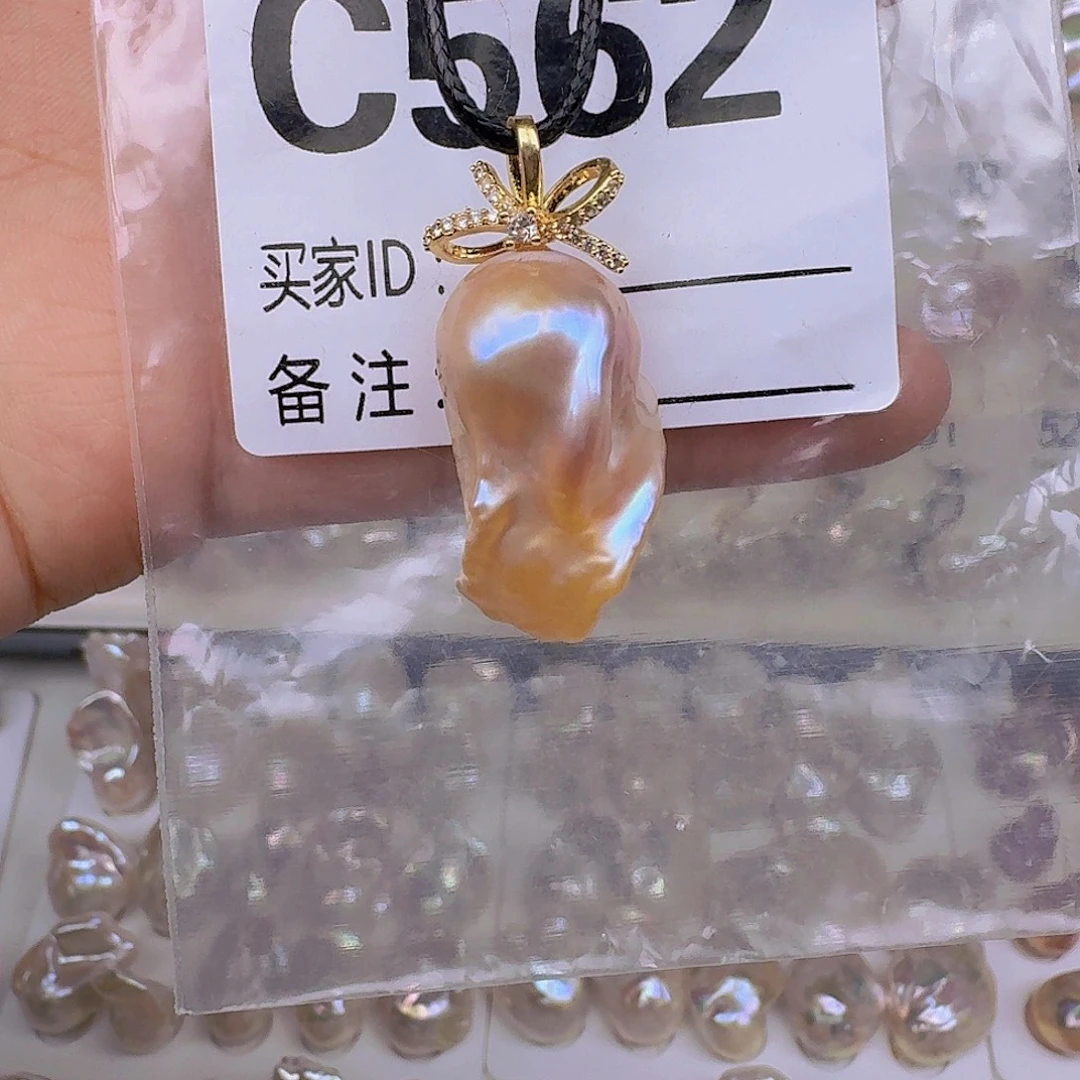 淡水珍珠颈饰银S925镶嵌