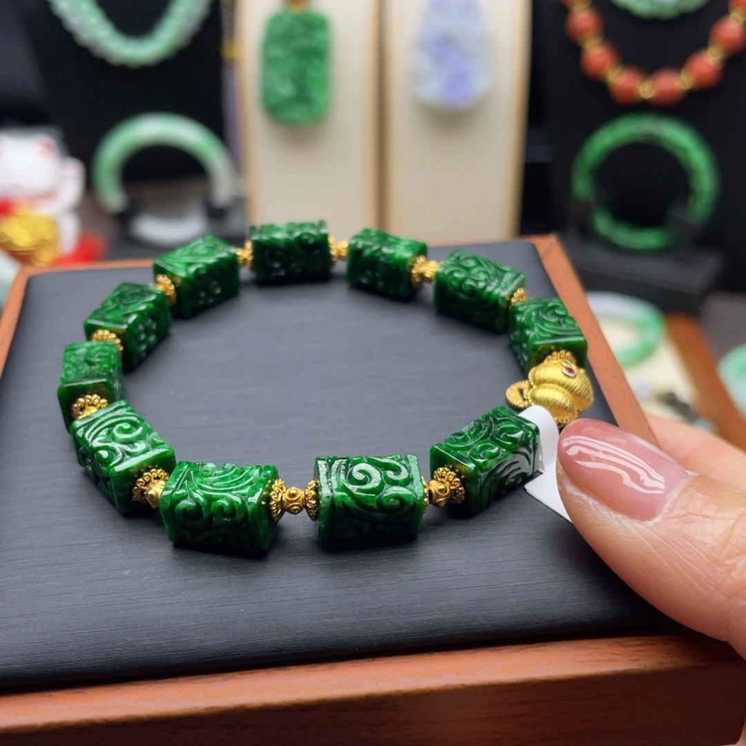 翡翠未镶嵌手链翡翠手链