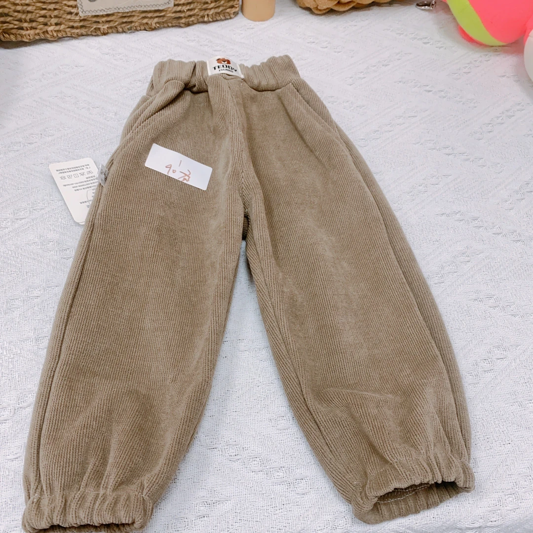 儿童不加绒裤子舒适休闲裤077