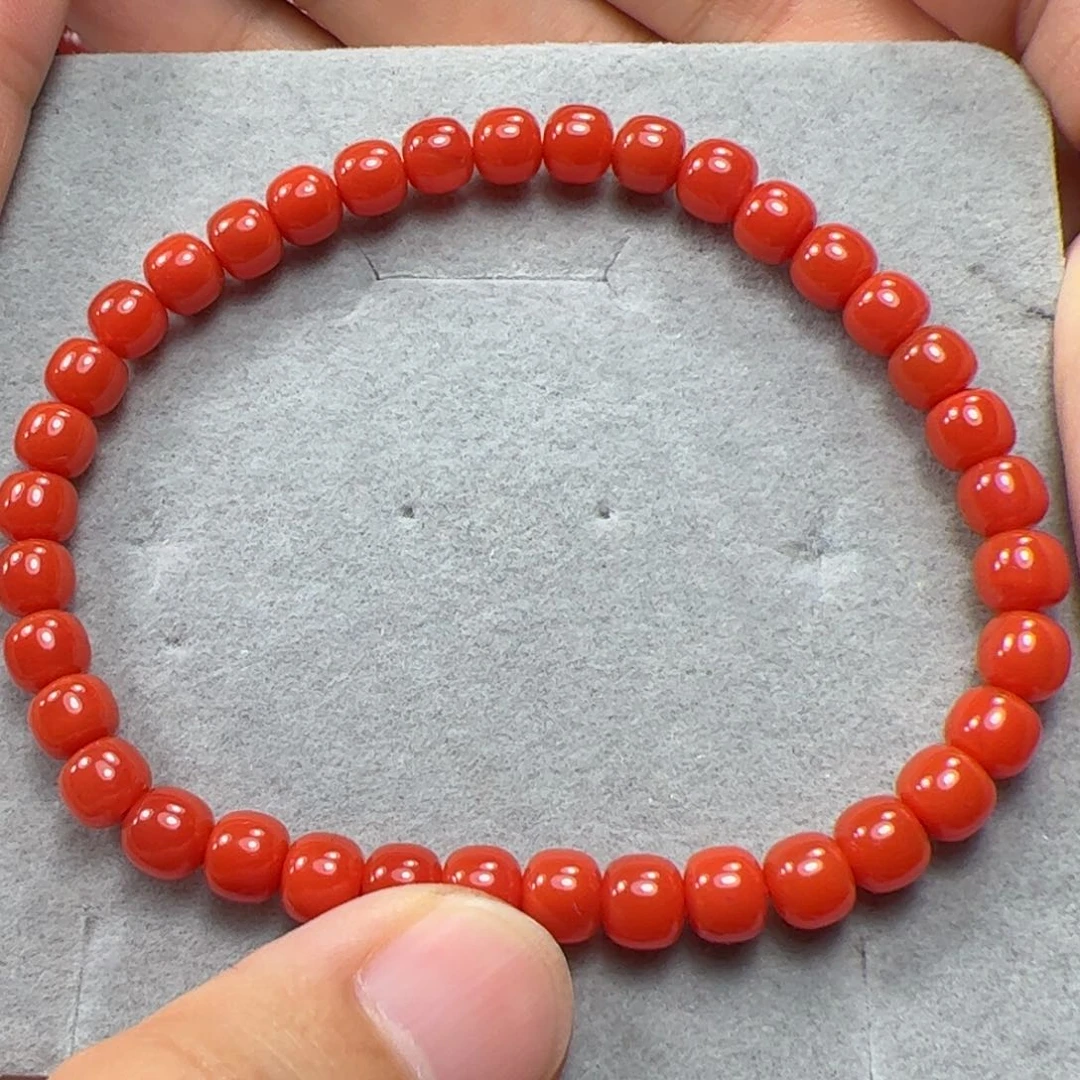 南红玛瑙手串未镶嵌