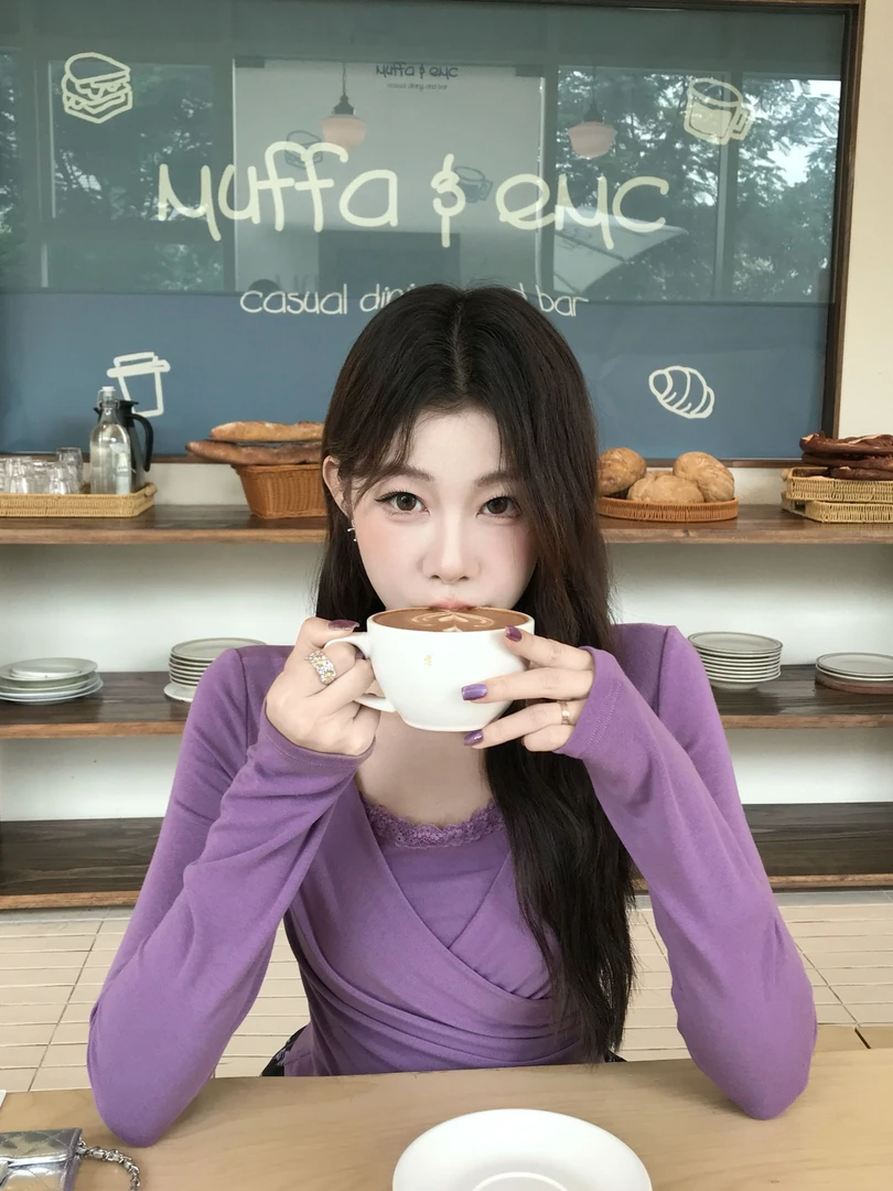 EIA一尧【心动记忆】假两件上衣气质明媚显白韩系交叠显瘦针织衫秋