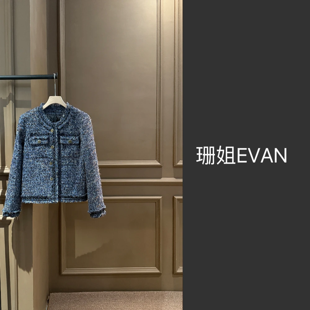 y1008 时尚羽绒小香风外套