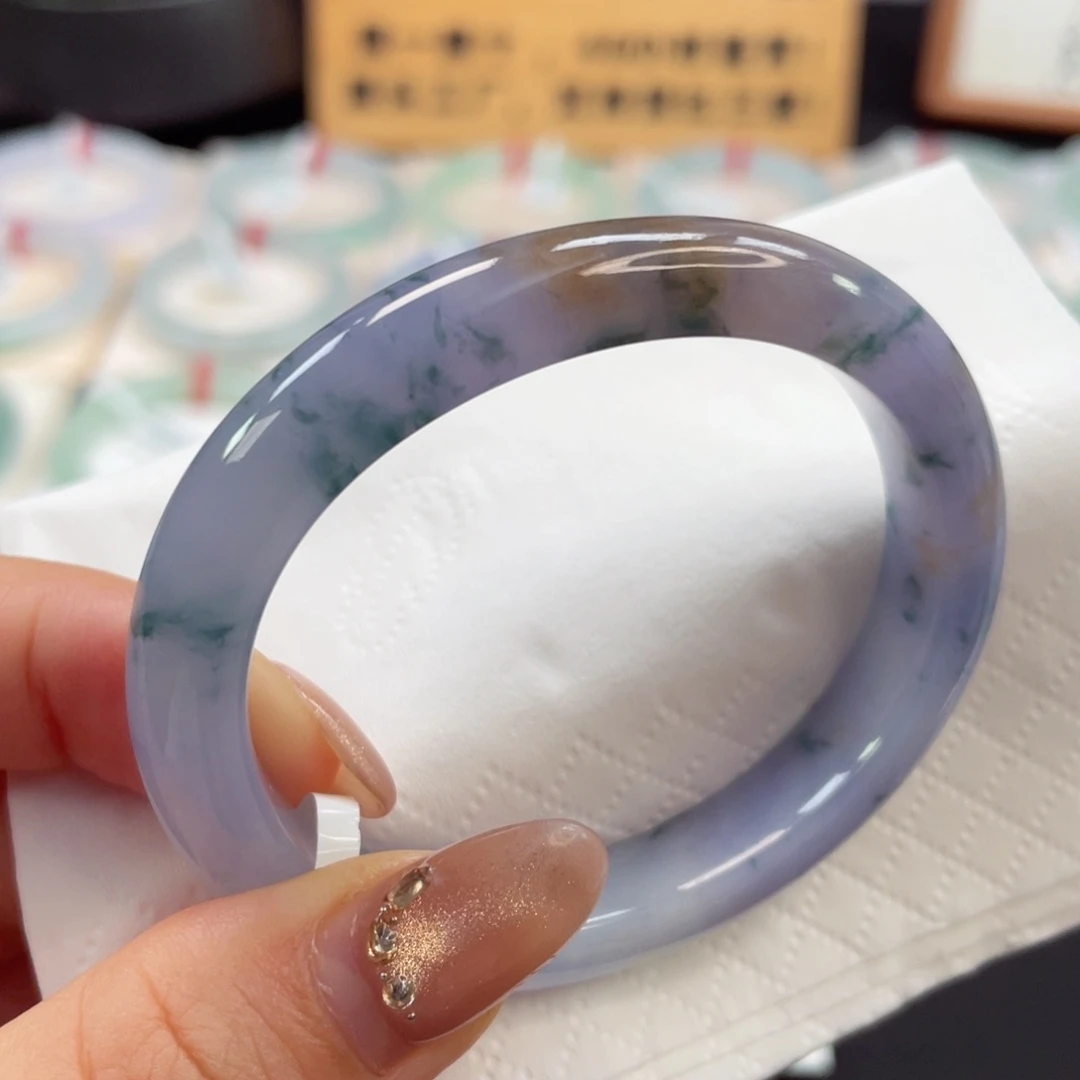 未镶嵌手镯翡翠6号莫奈花园贵妃