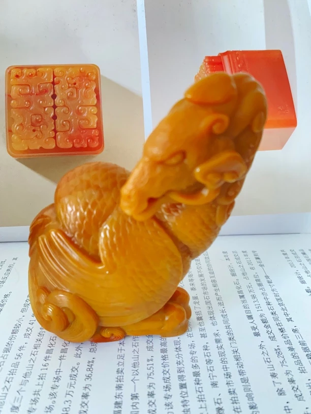 北部田黄 玄鸟-尺寸9*3*11cm