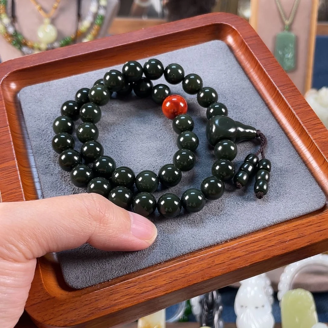 有***柚和田玉未镶嵌手串