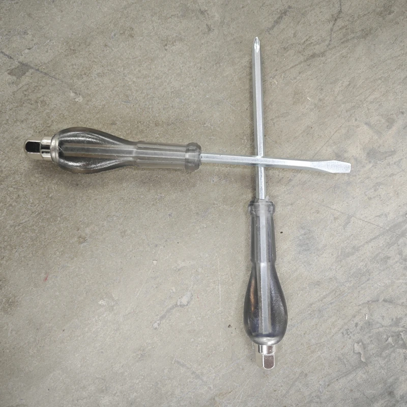 【兵哥严选】【穿心式可敲击螺丝刀】一字+十字两把多功能起拧带敲击