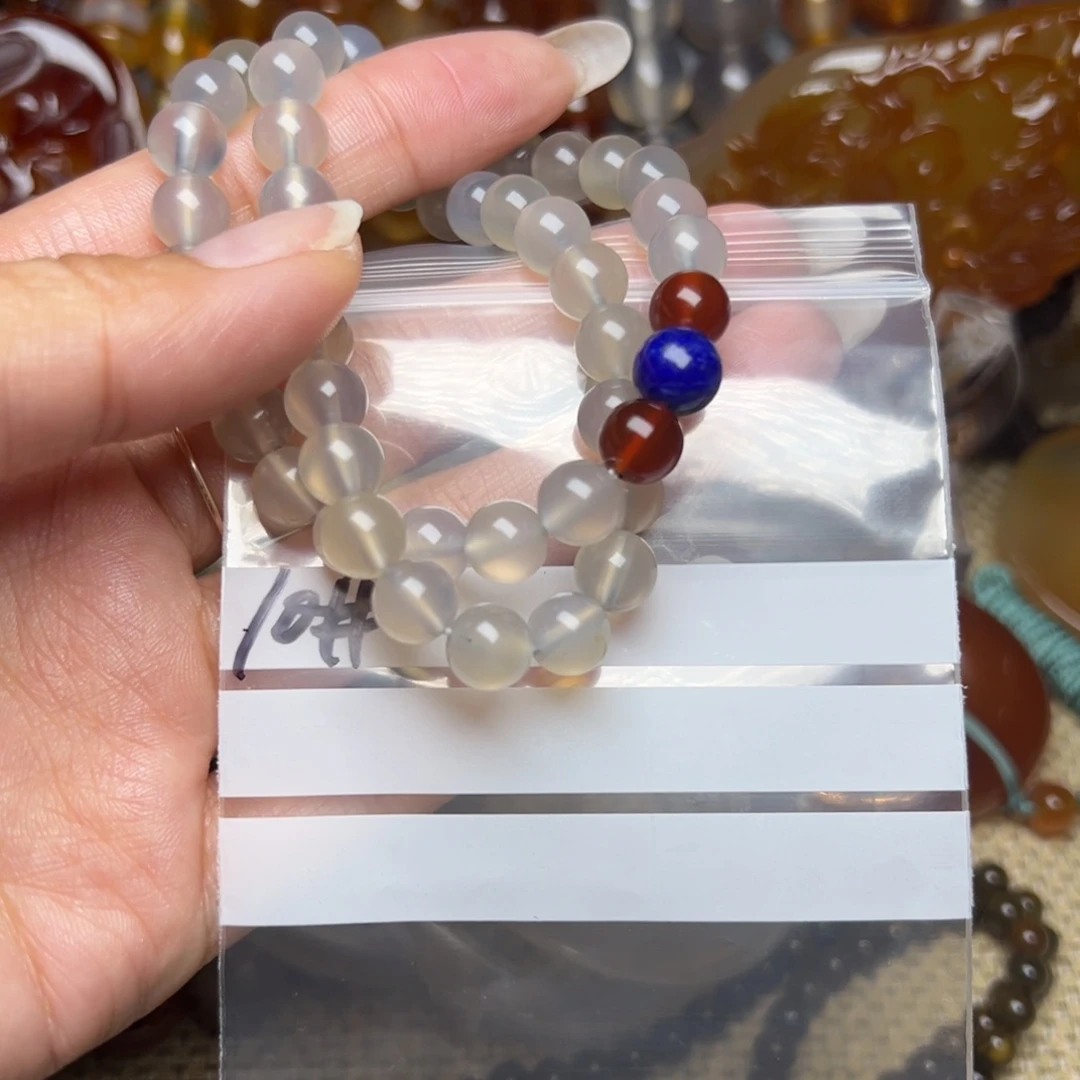 玛瑙/玉髓合金颈饰老*10