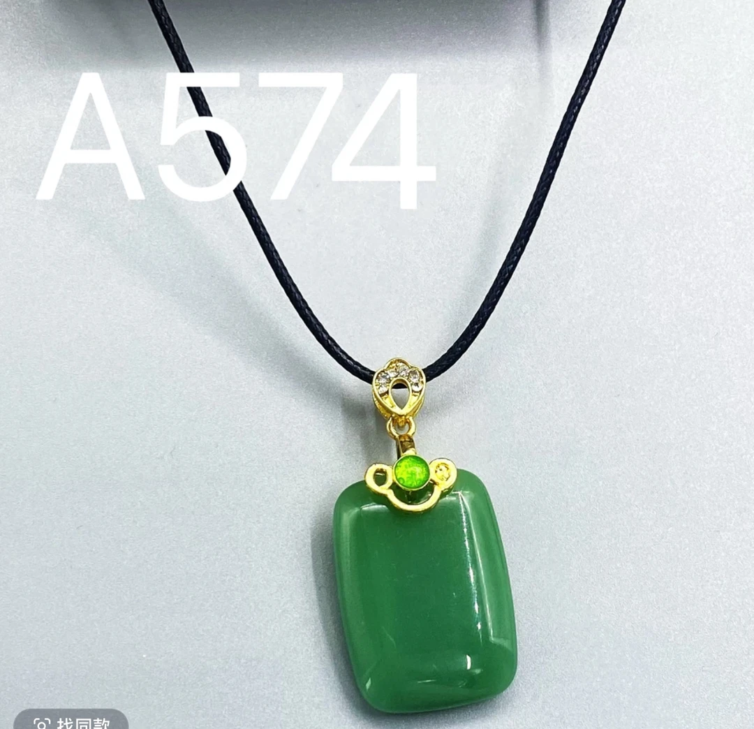 非金属皮质项链 A574项链平安扣无事时尚轻奢