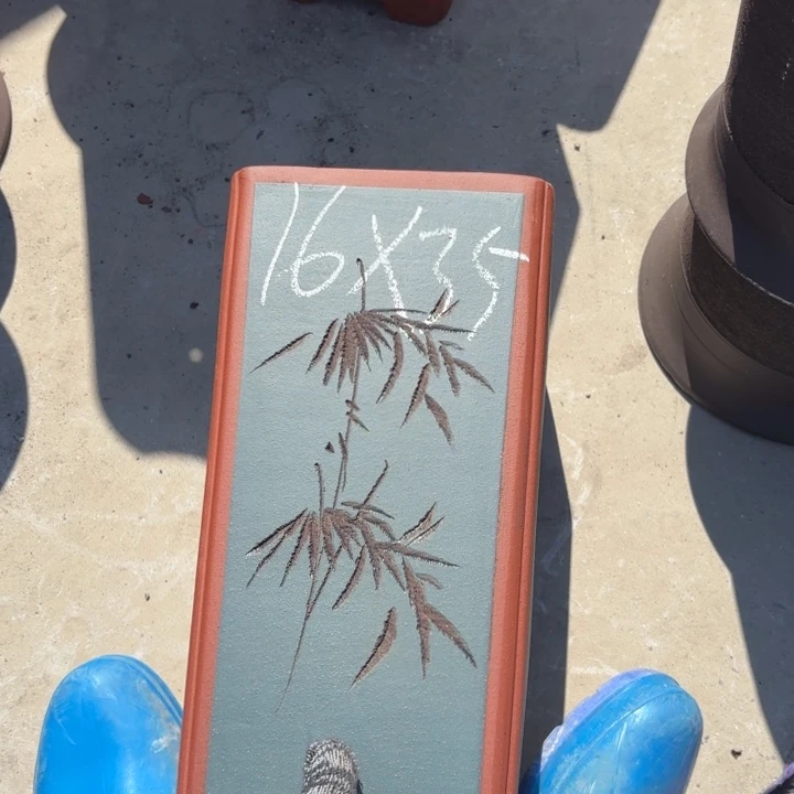 紫砂花盆紫砂的花