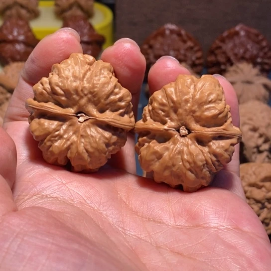 文玩核桃把件文玩蛤蟆头35尺777