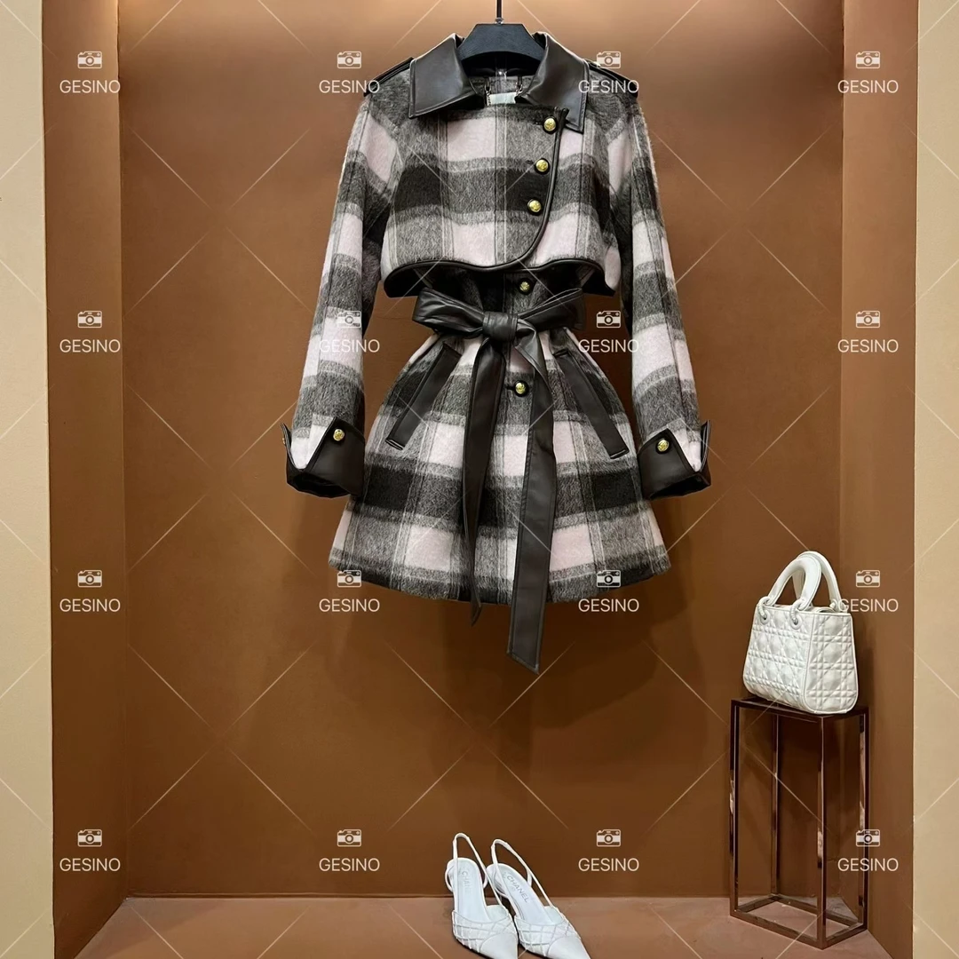 梦想服饰小香风保暖外套2024秋冬季新款高档显瘦气质5050