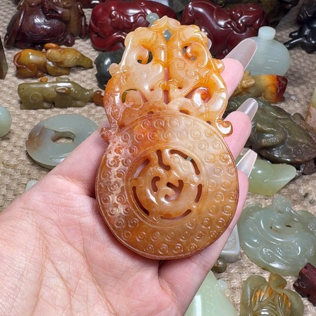 白玉菩提吊坠挂件
