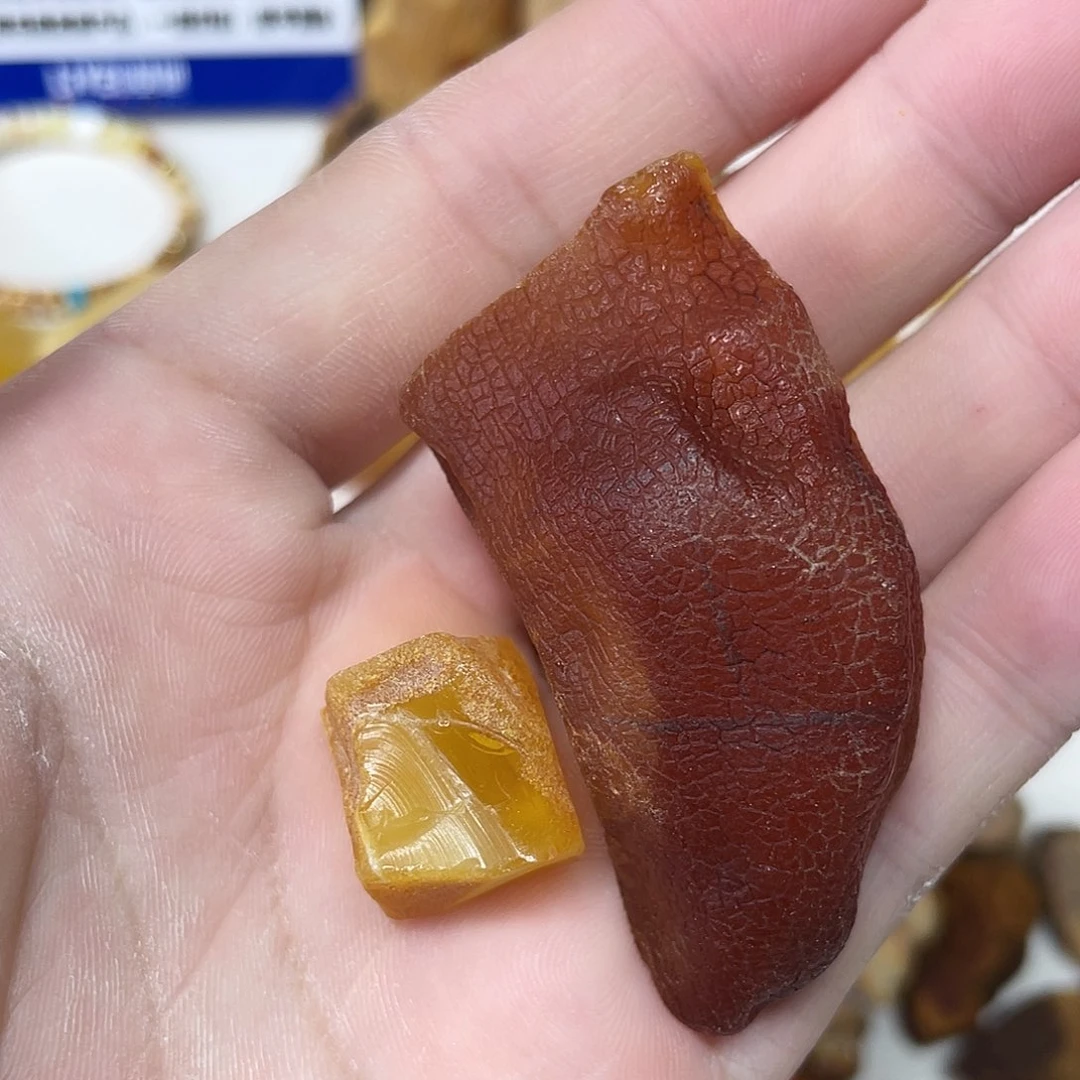 定制琥珀未镶嵌一**福原矿蜜蜡