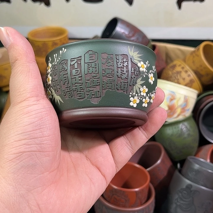 茶杯紫砂全手工紫砂主人杯