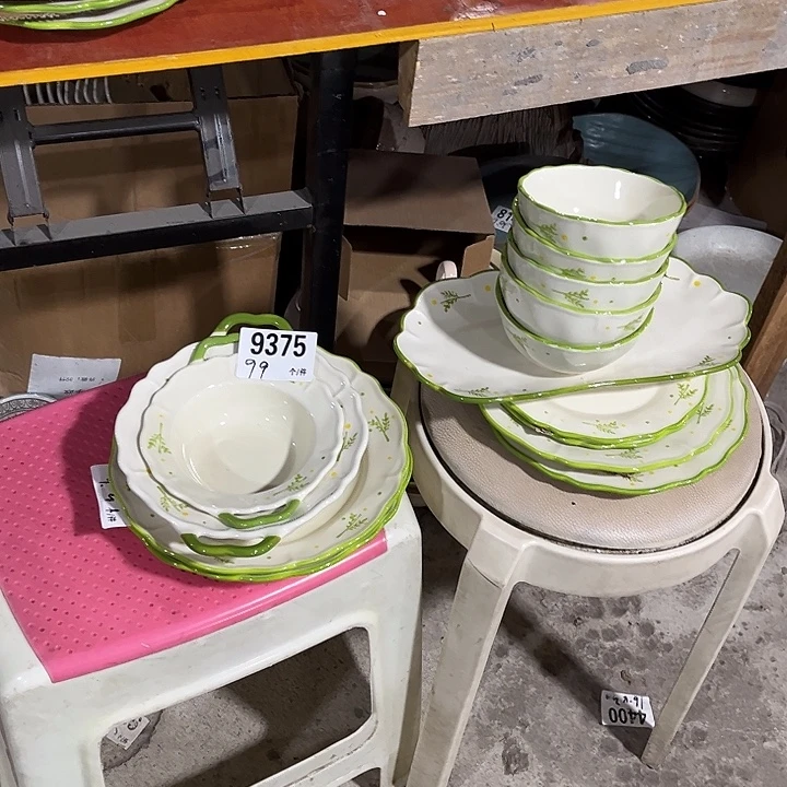 瓷微瑕外贸餐具9375