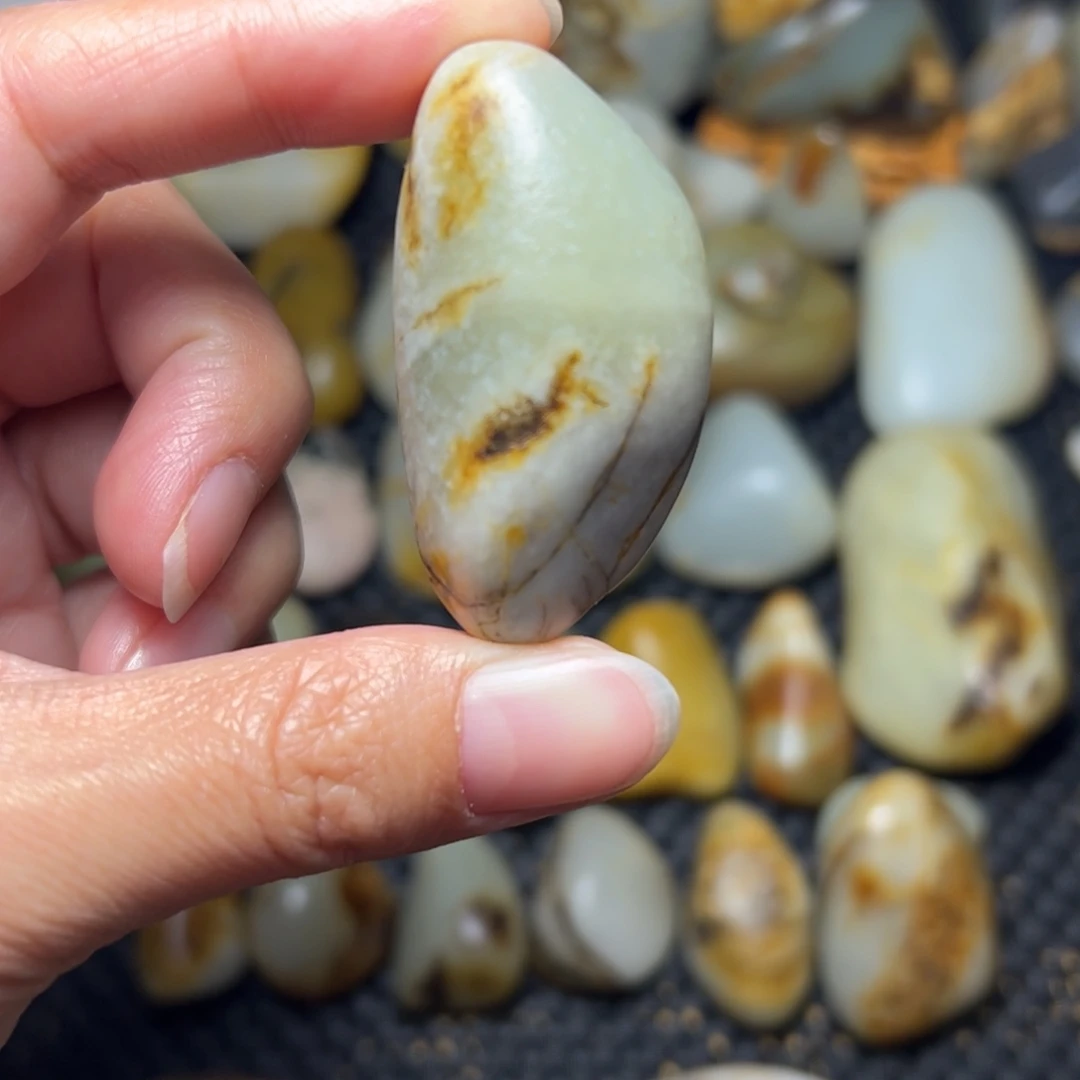 和田玉未镶嵌挂件27