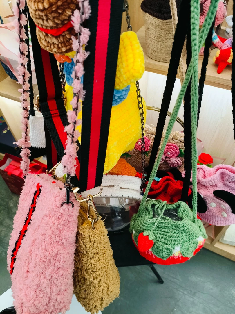 直播福利 手工挎包多样