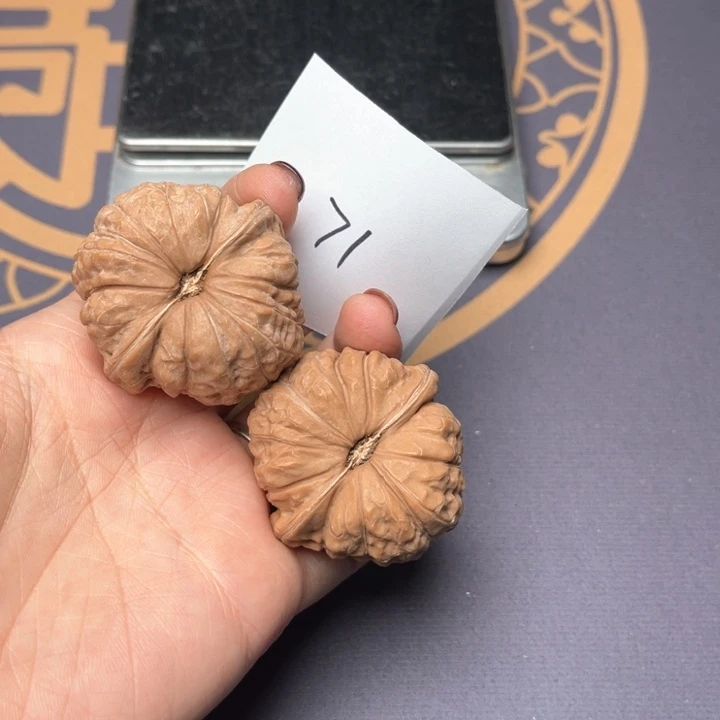 文玩核桃把件41南瓜墩