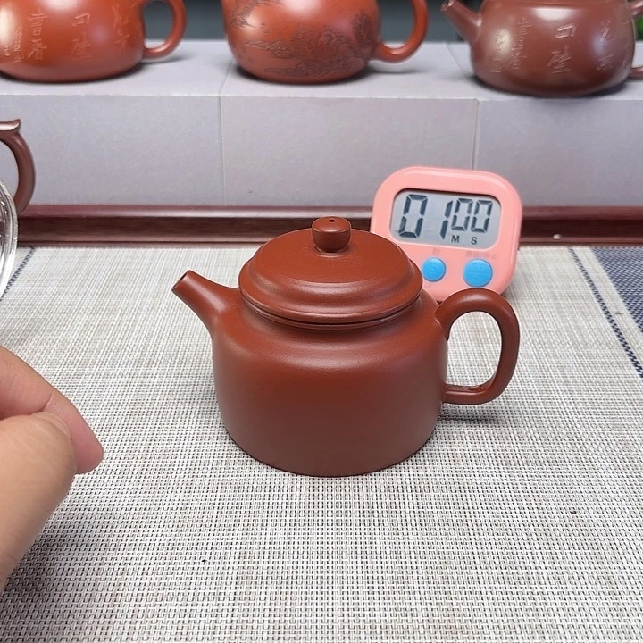 颜***生茶壶紫砂宜兴原矿泥料手工紫砂壶