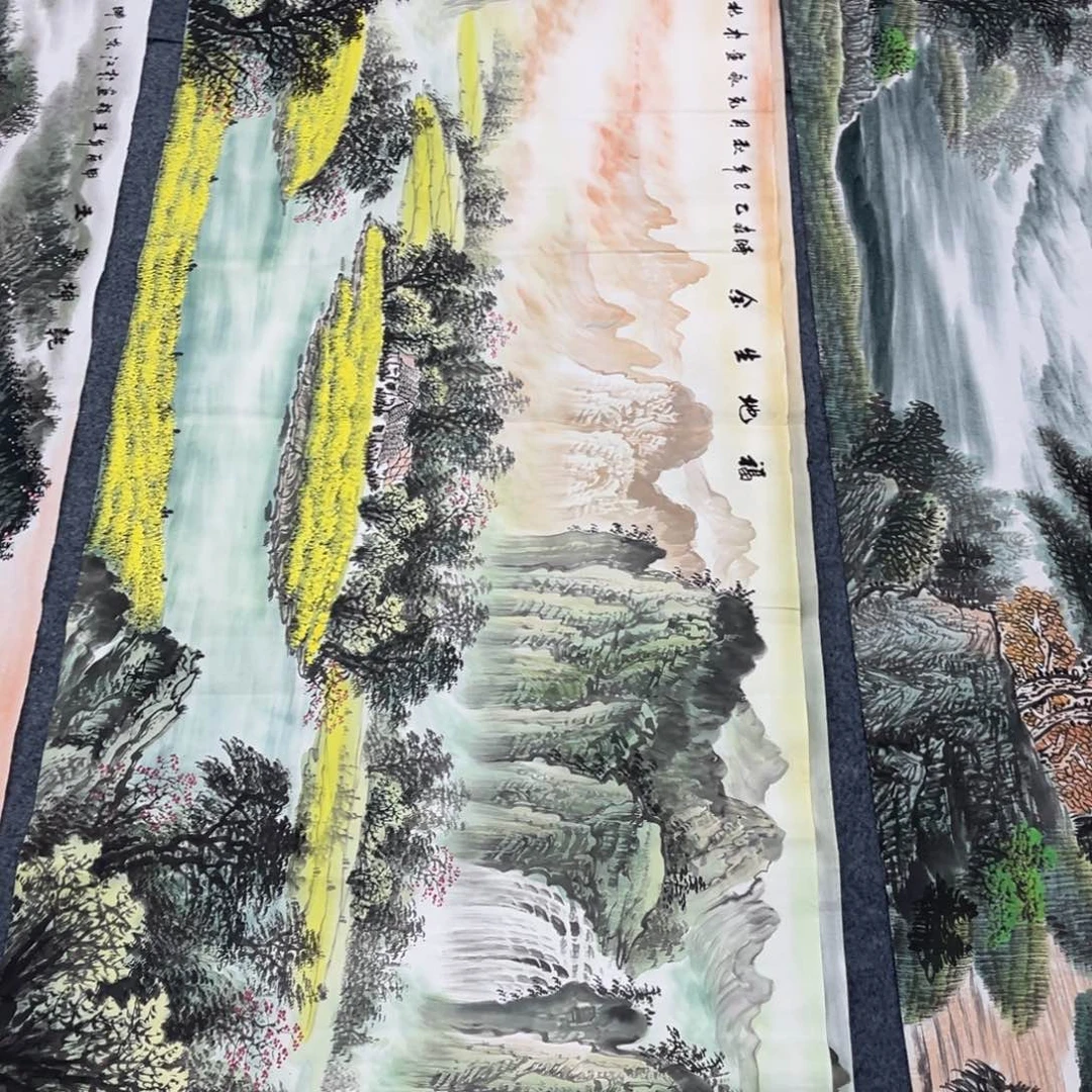 国画宣纸手绘，手工作品